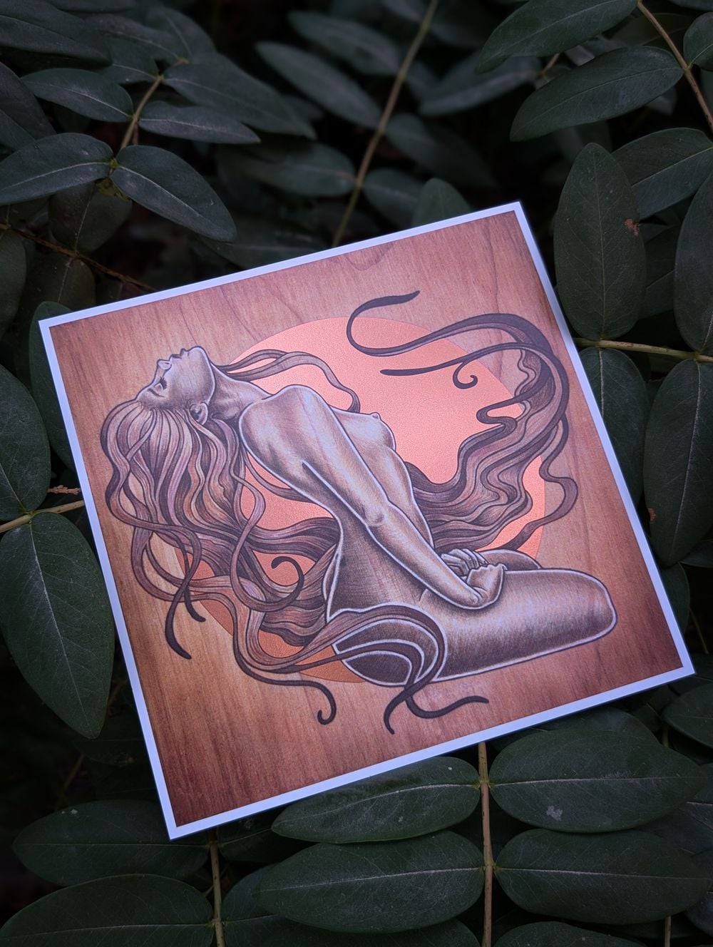 "Awakening" Rose Gold Foil Print